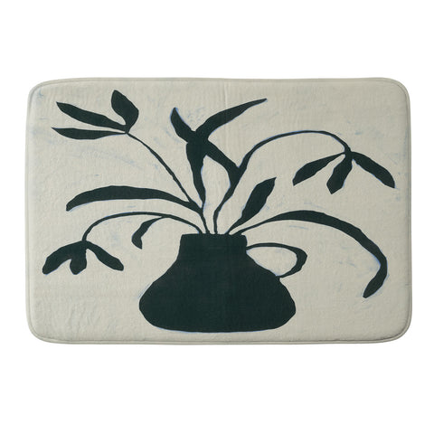 Alisa Galitsyna Floral Shadows V2 Memory Foam Bath Mat
