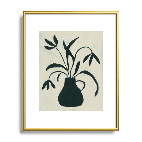 Alisa Galitsyna Floral Shadows V2 Metal Framed Art Print