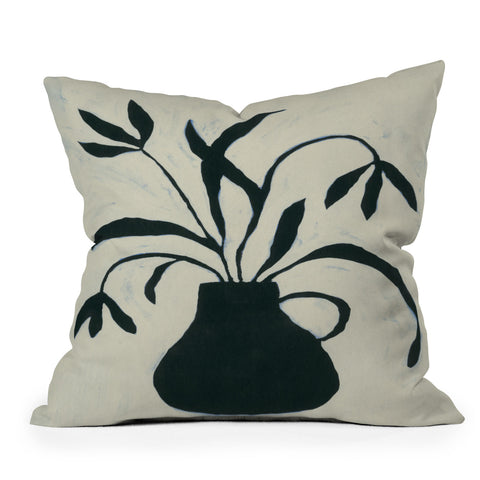 Alisa Galitsyna Floral Shadows V2 Throw Pillow