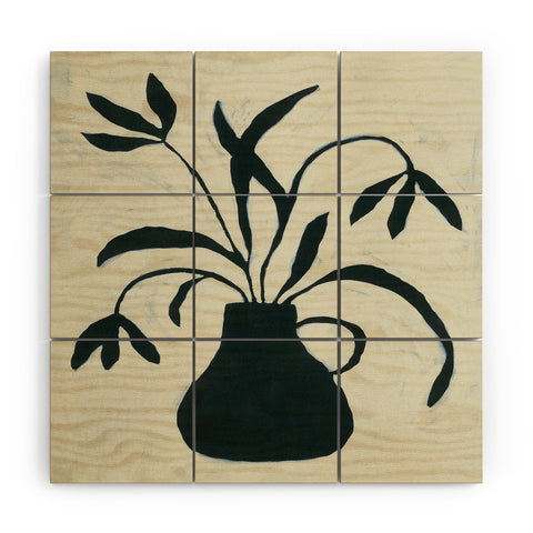 Alisa Galitsyna Floral Shadows V2 Wood Wall Mural
