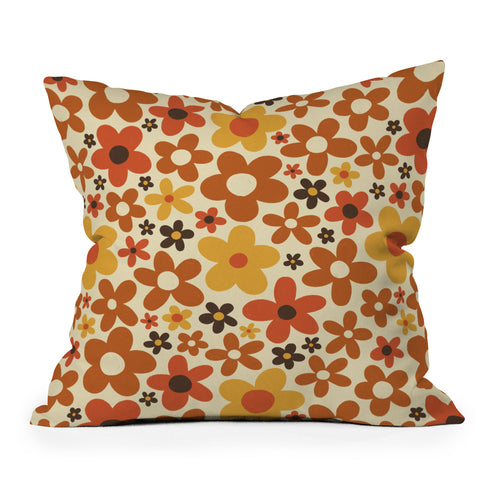 Alisa Galitsyna Flower Power 3 Outdoor Throw Pillow