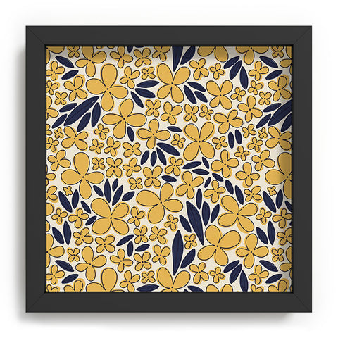 Alisa Galitsyna Four leaf Flower Pattern Recessed Framing Square