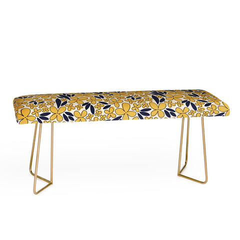 Alisa Galitsyna Four leaf Flower Pattern Bench