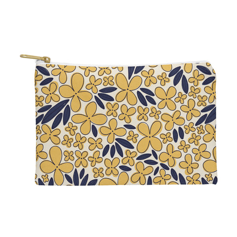 Alisa Galitsyna Four leaf Flower Pattern Pouch