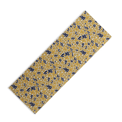Alisa Galitsyna Four leaf Flower Pattern Yoga Mat