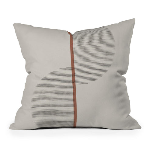 Alisa Galitsyna Geometric Composition II Outdoor Throw Pillow