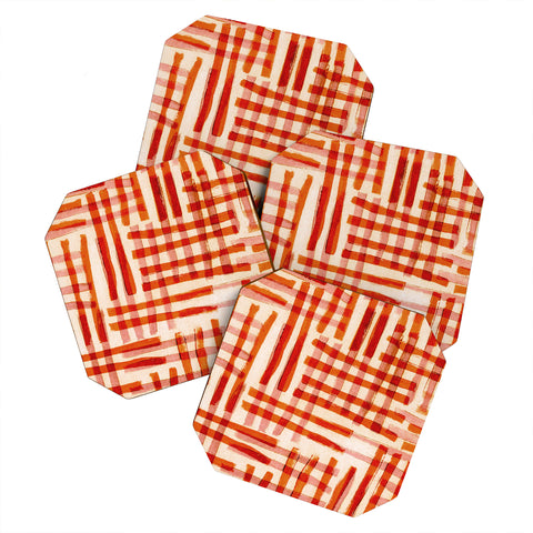 Alisa Galitsyna Geometric Dance 2 Coaster Set