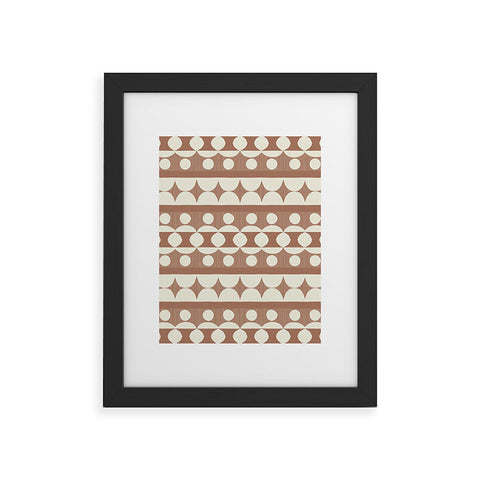 Alisa Galitsyna Geometric Repeats 1 Framed Art Print