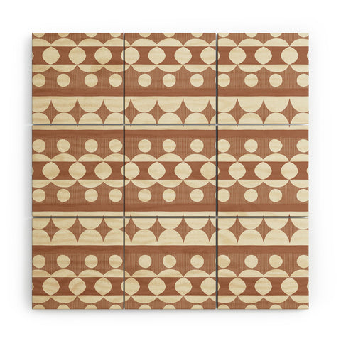 Alisa Galitsyna Geometric Repeats 1 Wood Wall Mural
