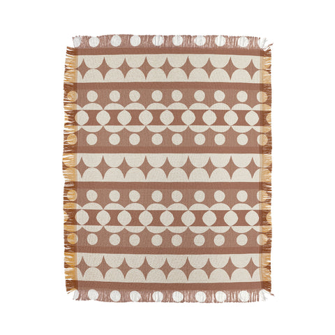 Alisa Galitsyna Geometric Repeats 1 Throw Blanket