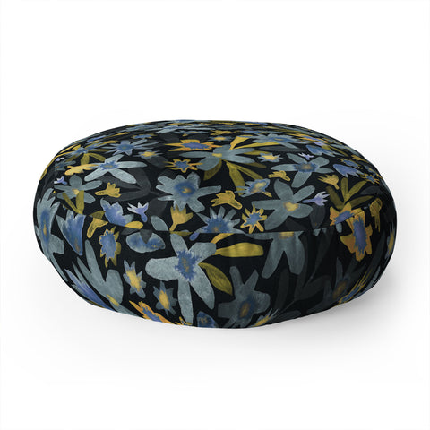 Alisa Galitsyna Gouache Garden Floor Pillow Round