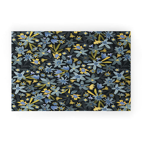 Alisa Galitsyna Gouache Garden Welcome Mat