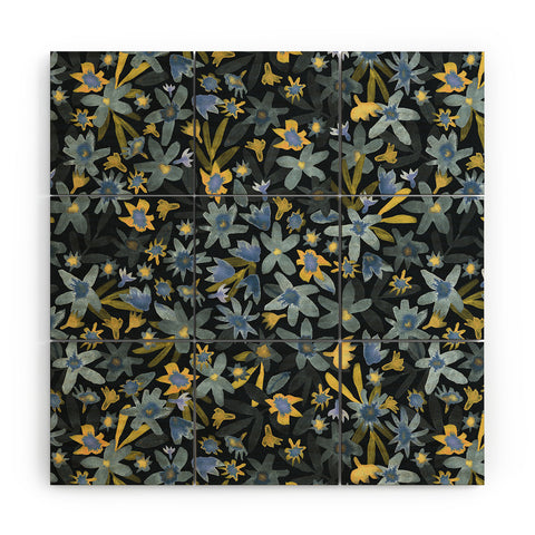 Alisa Galitsyna Gouache Garden Wood Wall Mural