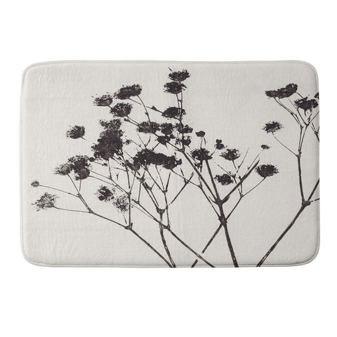 Alisa Galitsyna Gypsophila in a Blue Vase Memory Foam Bath Mat