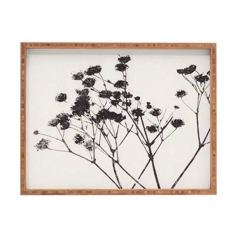 Alisa Galitsyna Gypsophila in a Blue Vase Rectangular Tray