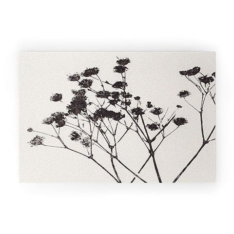 Alisa Galitsyna Gypsophila in a Blue Vase Welcome Mat