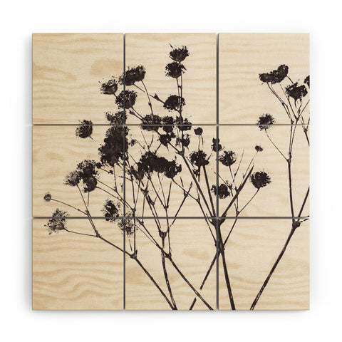 Alisa Galitsyna Gypsophila in a Blue Vase Wood Wall Mural