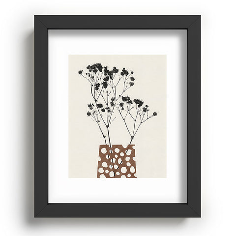 Alisa Galitsyna Gypsophila in a Brown Vase Recessed Framing Rectangle