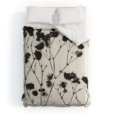 Alisa Galitsyna Gypsophila in a Brown Vase Comforter