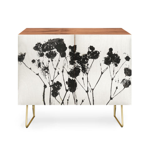 Alisa Galitsyna Gypsophila in a Brown Vase Credenza