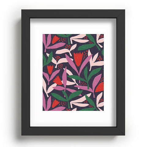 Alisa Galitsyna Hand Drawn Florals 2 Recessed Framing Rectangle