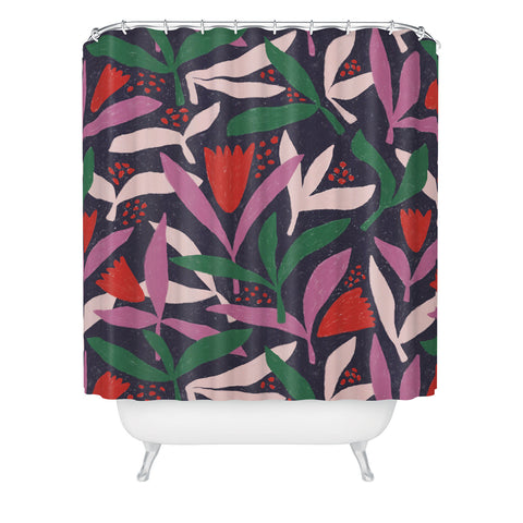 Alisa Galitsyna Hand Drawn Florals 2 Shower Curtain
