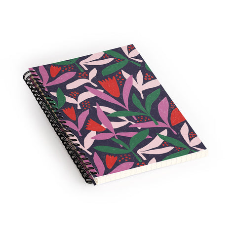 Alisa Galitsyna Hand Drawn Florals 2 Spiral Notebook