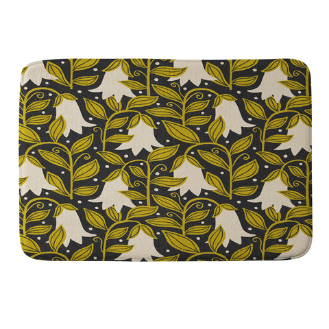 Alisa Galitsyna Hand Drawn Florals 4 Memory Foam Bath Mat