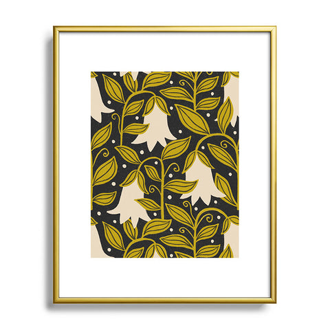 Alisa Galitsyna Hand Drawn Florals 4 Metal Framed Art Print