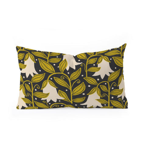 Alisa Galitsyna Hand Drawn Florals 4 Oblong Throw Pillow