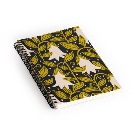 Alisa Galitsyna Hand Drawn Florals 4 Spiral Notebook