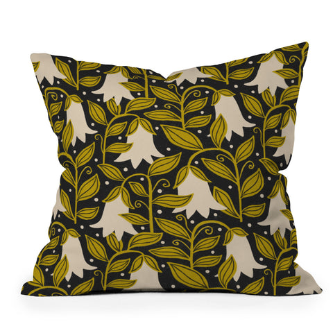 Alisa Galitsyna Hand Drawn Florals 4 Throw Pillow