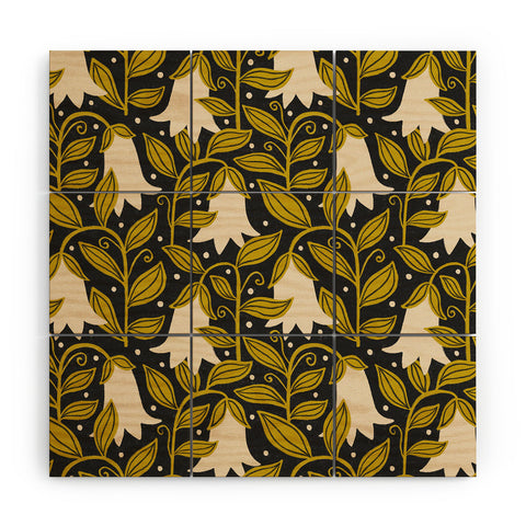 Alisa Galitsyna Hand Drawn Florals 4 Wood Wall Mural