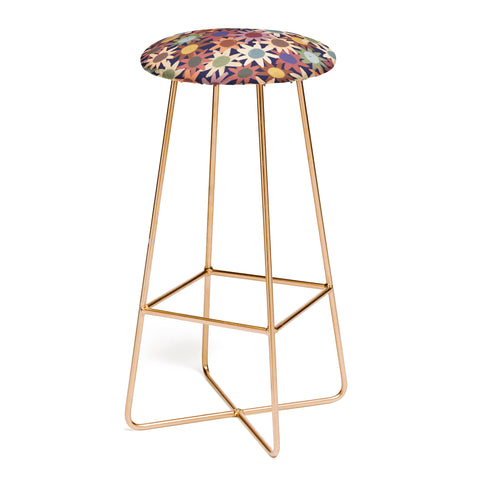 Alisa Galitsyna Hand Drawn Florals 6 Bar Stool
