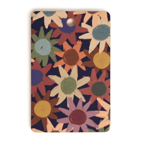 Alisa Galitsyna Hand Drawn Florals 6 Cutting Board Rectangle