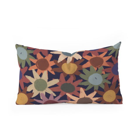 Alisa Galitsyna Hand Drawn Florals 6 Oblong Throw Pillow