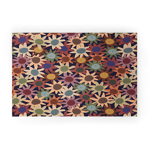 Alisa Galitsyna Hand Drawn Florals 6 Welcome Mat