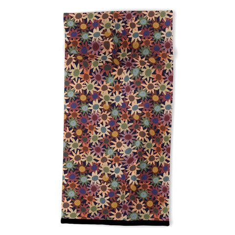 Alisa Galitsyna Hand Drawn Florals 6 Beach Towel