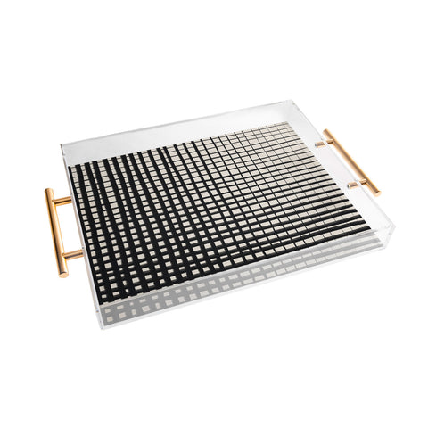Alisa Galitsyna Hand Drawn Grid Acrylic Tray