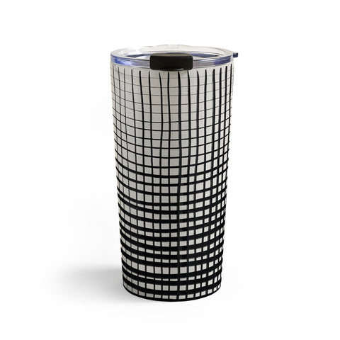 Alisa Galitsyna Hand Drawn Grid Travel Mug