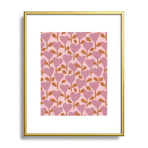 Alisa Galitsyna Heart Garden 1 Metal Framed Art Print