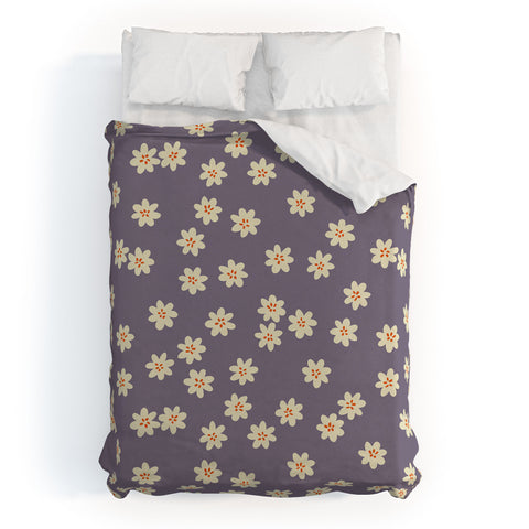 Alisa Galitsyna Lavender Tiny Flowers Duvet Cover