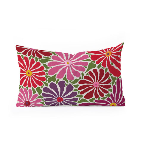 Alisa Galitsyna Lazy Florals 3 Oblong Throw Pillow