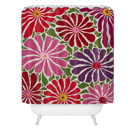 Alisa Galitsyna Lazy Florals 3 Shower Curtain