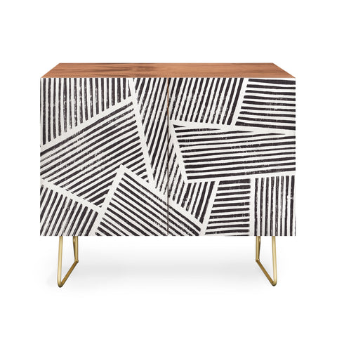 Alisa Galitsyna Linocut Abstract 6 Credenza