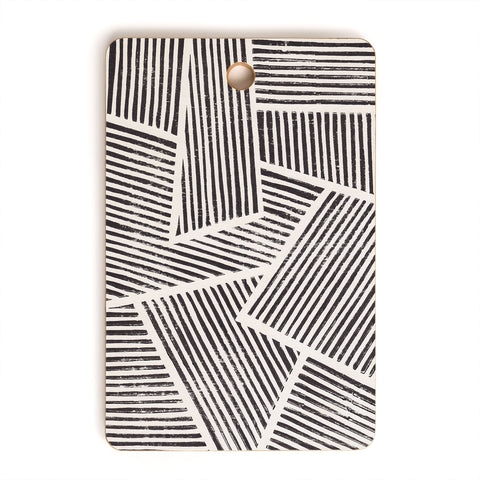 Alisa Galitsyna Linocut Abstract 6 Cutting Board Rectangle
