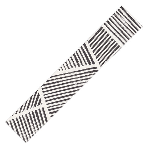 Alisa Galitsyna Linocut Abstract 6 Table Runner