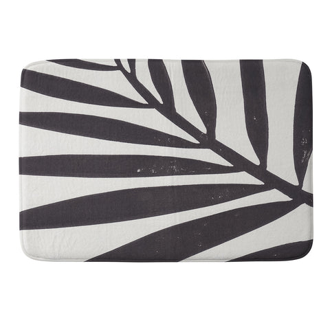 Alisa Galitsyna Linocut Branch 2 Memory Foam Bath Mat