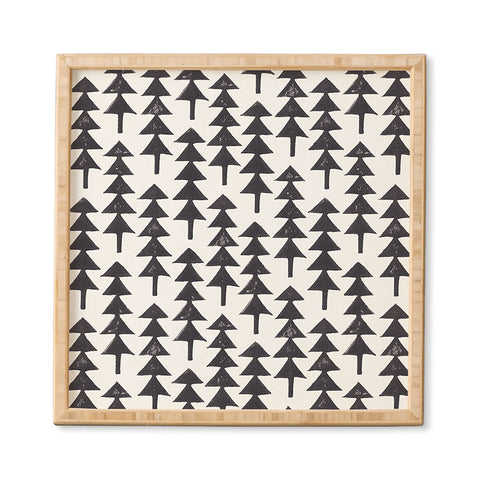 Alisa Galitsyna Linocut Forest Framed Wall Art