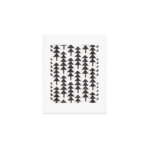 Alisa Galitsyna Linocut Forest Art Print